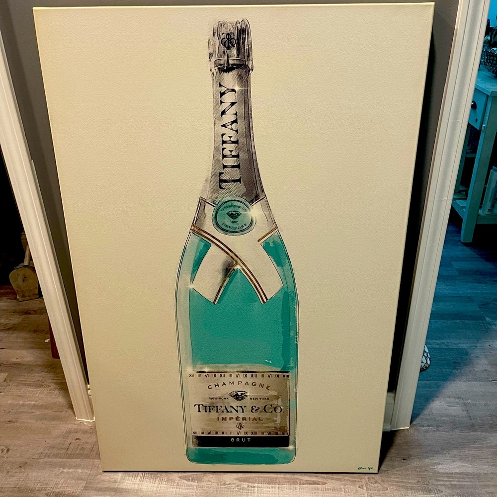 Tiffany & CO. Large canvas print